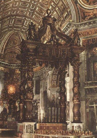Giovanni Lorenzo Bernini The Baldacchino Germany oil painting art